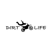 Motocicross Superman Dirt Life naljepnica Naljepnica Die Rez - Samoljepljivi vinil - Vremenska zaštitna
