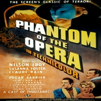 Fantom opere Claude Rains Nelson Eddy Susanna Foster Movie Poster Masterprint