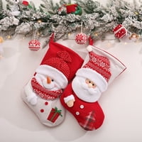 Božićni ukrasi pletene krpe pokloni Božićne čarape Candy Socks poklon torbe