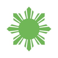 Filipini naljepnica za sunčanje naljepnica Die Cut - samoljepljivi vinil - Vremenska zaštitna - izrađena u SAD - Mnogo boja i veličina - FILIPINO Stars Flag