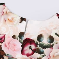 Haljine za djevojčice cvjetne cvijeće Ispisuje besprijekornu kaiševe casual haljina 2-10y