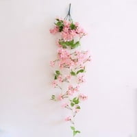 Simulirani jasmin lažni ukras cvijeća Chlorophytum Comosum lažna plastična cvjetna košara na zidu dnevne sobe