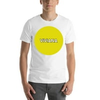Nedefinirani pokloni 3xl žuta tačka viviana kratka majica s kratkim rukavima