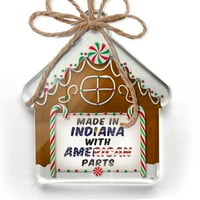 Ornament je tiskao jednostrane američke delove, ali napravljene u Indiani Christmas Neonblond