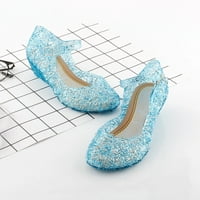 Dječja cipela za djevojčice Pojedinačne sandale Klin za klizanje Princeze Dječji tenisice Plava