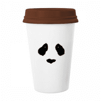 Outline Panda Face Art Deco modna šolja kava pijenje stakla Pottery CEC CUP poklopac