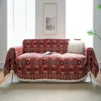 Slojevi pamučnih kauča za kauč za jastuk kauč prekrivač pokriva za pse Bohemian Decor nameštaj nameštaju