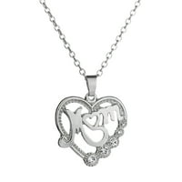 Ogrlice od Feledorashia za žene zaljubljene poklone zaljubljene poklone u obliku srčanog privjesak ogrlica
