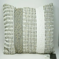 Lacourte Roselin Handwoven Texted Geo-Stripe 14 24 ukrasni jastuk
