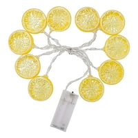 Raneu baterije limunski limun LED ukrasni svjetlosni brojila dugačka žica