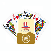 Američki ujak Hat Festival Royal Flush Poker igračka karta