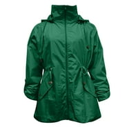 Jakne za žensku modnu jaknu zapadna jesena jakna za paket kišna jakna lagana kapuljača lagana jakna sa kapuljačom Vjetrostav jakna vjetroporna kaput, otporan na kišu