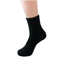 Vivianyo HD čarape za žene Muška zimska koral baršunast Početna Pod Sleep Tube Čvrsti muški bljesak