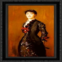 Louise Jopling Black Ornate Wood Framed Canvas Art Millais, John Everett