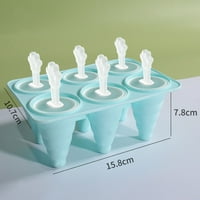 Jednostavan za demolk set za sladoled za sladoled - set - rešetke - DIY silikon - plijesan za pravljenje