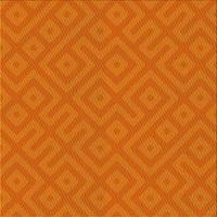 Ahgly Company u zatvorenom okruglom uzorku Neon narančasti prostirke, 4 '