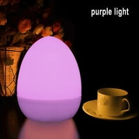 Šareno jajet lagano LED noćna lagana svjetiljka