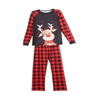 Treegreren Porodični obiteljski božićni pidžami, Xmas Holiday PJS za žene Muška djeca, Salona sa puštanjem salona za spavanje