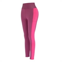 joga hlače hlače fitness ženske trčanje treninga Sportska joga tajice yoga hlače ružičaste + s