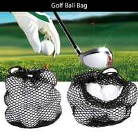 Crna najlonska mreža za crtanje torbica za golf kuglice za pohranu torba za pohranu, najlonska golf