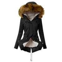 Topli zimski kaputi za žene duge dužine ekstremno hladno vremensko odijelo krzno jaknu jaknu