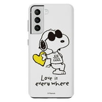 Galaxy S Case Kikiriki slojeviti hibrid [TPU + PC] poklopac branika - Snoopy Love Yellow