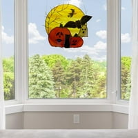 WolliclyMy Suncatcher prozor prozora Halloween Moon bundeve zidni ukrasi za ukrase za kućnu zabavu