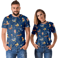 Majica Porodična odijela Winnie The Pooh Comfort Colors Thirt Stil