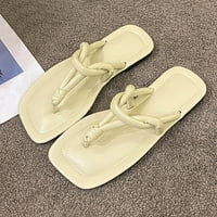Flip flops za žene djevojke tobojne sandale - Ljeto Dressy Bohemian Travel Ravne sandale slatke ljetne cipele sa otvorenim nožnim cipelama