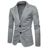 MAFYTYTPR MENS CAPE CISTERANCE Ljeto Jesen Zima Muškarci Slim-Fit Solid Collar Corl Corduroy Jacket