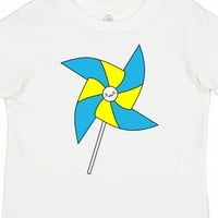 Inktastični žuti i plavi Pinwheel Poklon dječaka majica ili majica mališana
