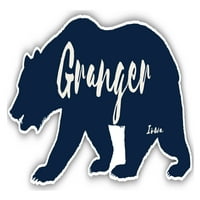 Granger Iowa suvenir 3x frižider magnetni medvjed dizajn