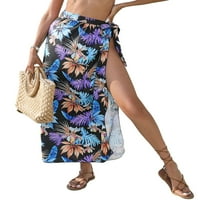 Amiliee ženske plaže sarong suknja bikini dno poklopce zaštite od sunca Duga suknja kupaće kostim