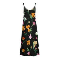 Zunfeo Žene Ljetne haljine - Novi dolasci V izrez Majčin dan Poklon Camisole Haljina za plažu Comfy