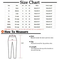 BDFZL ženske hlače na čišćenju Žene Trendovi Titlovi Tipke džepovi Duge hlače Mornarice XL