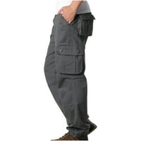 KIPLYKI Fall hlače za muškarce Clearence Cargo Hlače Ležerne tanke više džep pravne hlače na otvorenom