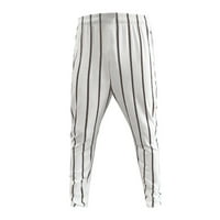 Super i casual vibes Himeway Muške hlače Ljeto Muške prugaste ravne cijevi labave pantalone Sportske