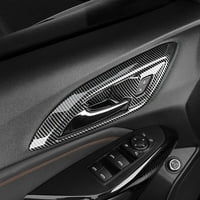 Monsiee Carbon Fiber ABS Unutarnja ručka vrata poklopac poklopca poklopca za Chevrolet za trax
