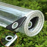 Vodootporna cerada Clear PVC W Grommets Sklopivi za vrtni staklenički postrojenje za kampiranje 2x5m