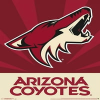 Arizona Coyotes��_ - Logo Laminirani poster Ispis