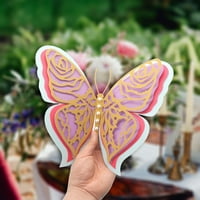 Pokloni 3D Trodimenzionalna šuplja leptir zidna naljepnica Četvoroslojni biserni papir Leptir FESTIVAL