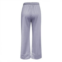 Labakihah joga hlače Žene Ležerne prilike pune boje Komforne pidžame Sportske hlače Duge joge pantalone