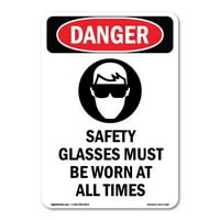 Znak opasnosti - sigurnosne naočale moraju