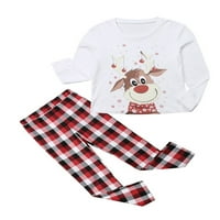 Wakeuple Family Božićni pidžami Podudarni setovi Xmas Usklađivanje PJS za odrasle Djeca za odmor Xmas