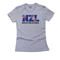 Novozelandska odbojka na plaži - Olimpijske igre - Rio - Zastava Žene pamučne sive majice