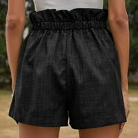 Ženske ljetne kratke hlače Elastična struka navlaka rukavica široke noge kratke hlače Čvrsti casual
