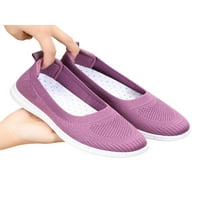 Rockimi Dame Tenisice za čarape Slip na pješačkim cipelama Mesh Stanovi Žene Elastične pune boje Casual