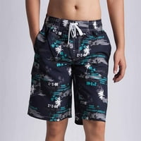 Muške kratke hlače Swim trunks Havajske kratke hlače Elastični struk džep za crtanje Slim Fit Capris