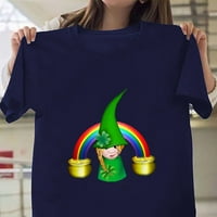 Popust Ženska košulja St.Patrick Lucky Green Day Pokloni Rainbow Slatka elf Graphic Print Pulover Cosy