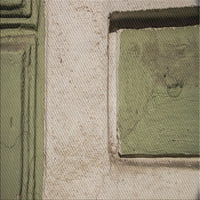 Ahgly Company u zatvorenom pravokutniku uzorne antikne brončane zelene prostirke za zelenu novost, 2 '4 '